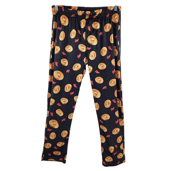 Kellogg's Eggo Waffle Print Drawstring Waist Pajamas Pants Men’s Size L - Picture 1 of 5